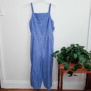 Old Navy Denim Wide Leg Jumpsuit